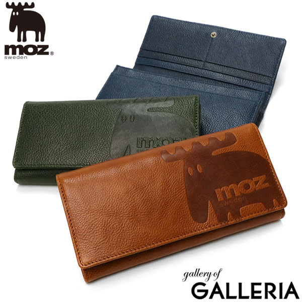 【最大34倍 17日10時迄】 ノベルティ付 モズ 財布 moz かぶせ長財布 Elk 長財布 かぶせ 本革 牛革 レザー 革 ウォレット スウェーデン レディース ZNWE-86122