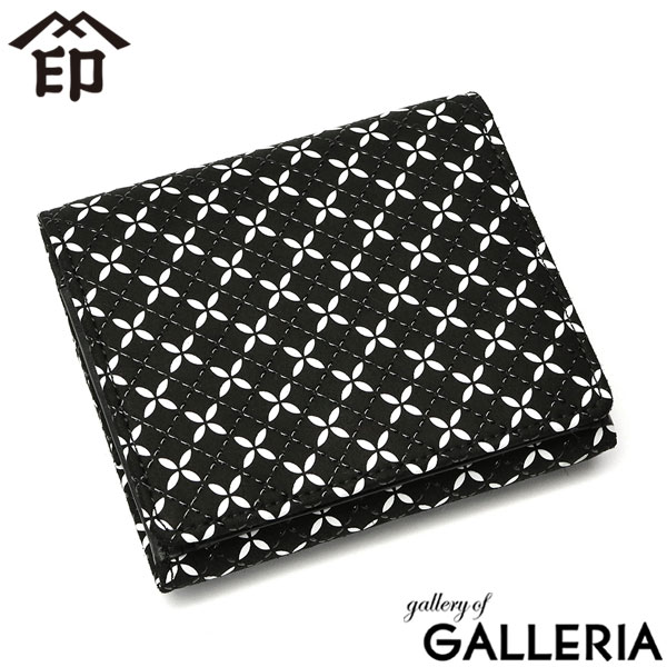 新品【印伝 inden-ya】小銭入れ かぐわ　バラ柄 鹿革 コンパクト 印伝屋 印傳屋 小銭入れ「かぐわ」 8411 鹿革と漆の工芸品〔甲州印伝