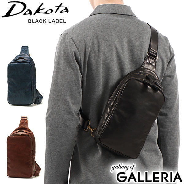 キーホルダー&ノベルティ付 ダコタブラックレーベル ボディバッグ メンズ レディース 大容量 本革 Dakota BLACK LABEL ボディーバッグ 斜めがけバッグ 斜め掛け 縦型 革 レザー 軽量 大きめ A5 日本製 ホースト3 1623807