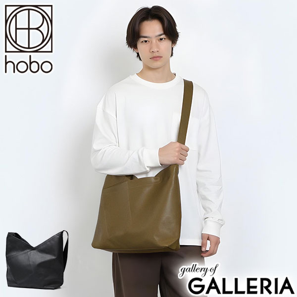 【最大63倍 4/15限定】 ホーボー ショルダーバッグ メンズ レディース 斜めがけバッグ ブランド 大容量 hobo ショルダー バッグ 斜めがけ 大人 軽量 軽い かっこいい 革 上品 日本製 15L A4 AZUMA SHOULDER BAG M COW LEATHER HB-BG4511