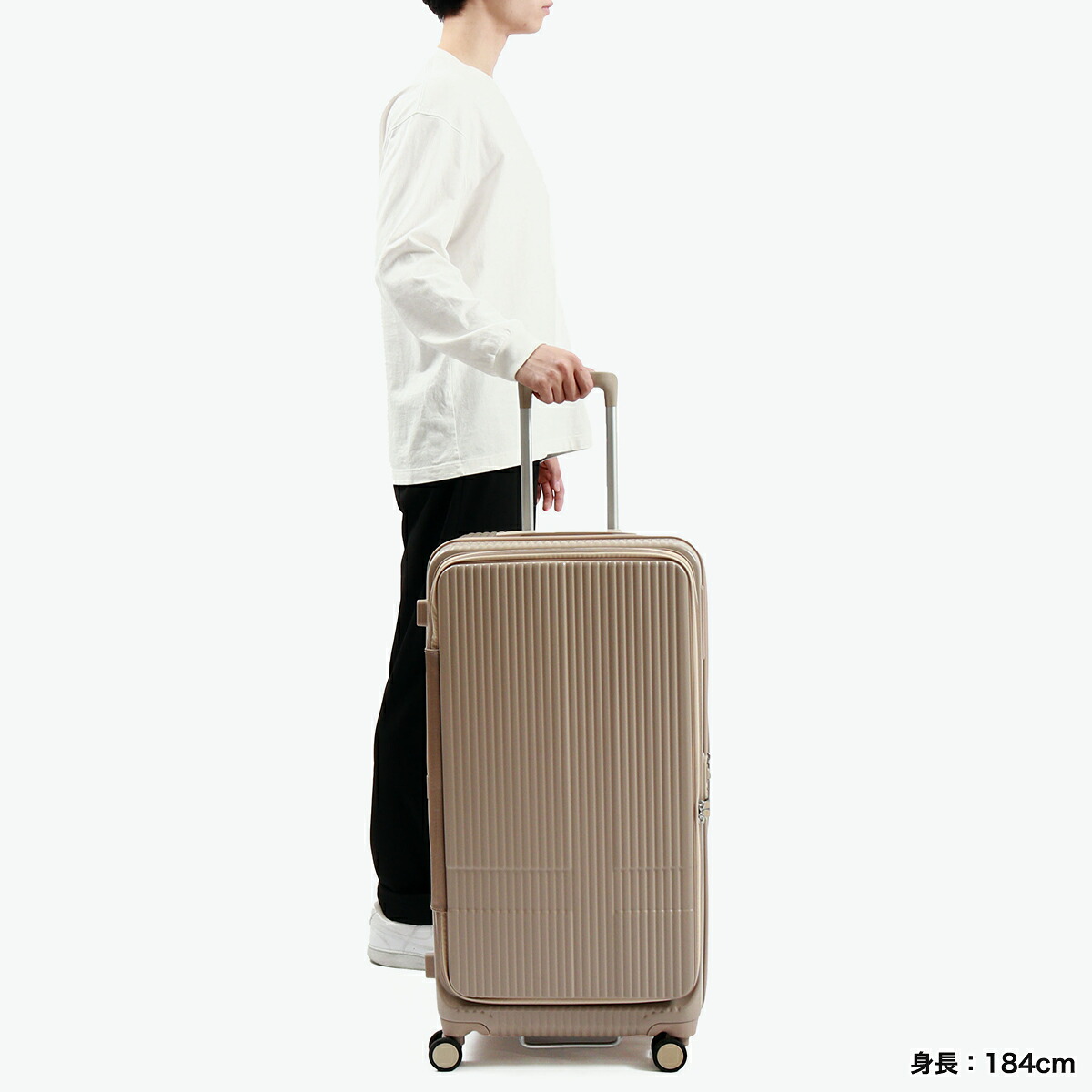 【最大52倍 9/30限定】 ノベルティ付 【正規品2年保証】 イノベーター スーツケース Lサイズ 軽量 静音 innovator キャリーケース 大容量 マット ブランド TSA フロントオープン ストッパー付き 9泊 10泊 Extreme Journey 92L Large INV750DOR