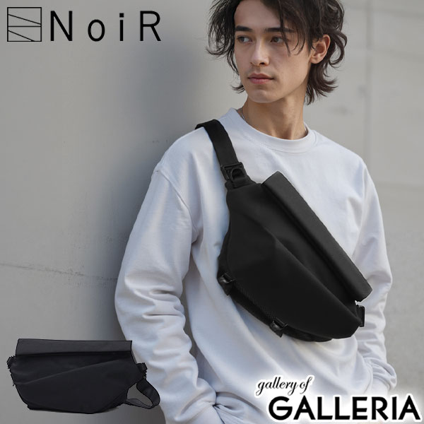 【最大41倍 土日限定】 ノアール ショルダーバッグ メンズ レディース NoiR 小さめ 斜めがけ 軽量 大人 ブランド マグネット フラップ ショルダー 撥水 おしゃれ ワンショルダー ボディバッグ ハーフロールタイプ Hexa shoulder N24005
