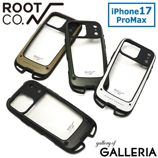 【最大45倍 4/20限定】【6ヶ月保証】 ルートコー スマホケース ROOT CO. iPhone17ProMax ケース カバー 米軍 MIL規格 耐衝撃 背面クリア iPhoneケース iPhone iPhone17ProMax専用 GRAVITY Shock Resist Case +Hold. GSH-4391