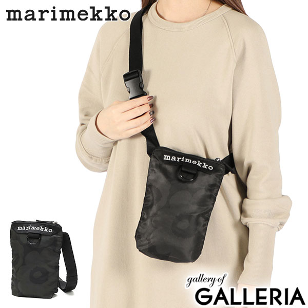 【日本正規品】 マリメッコ ショルダーバッグ レディース かわいい 斜めがけバッグ marimekko 斜めがけ 大人 ブランド 小さめ おしゃれ コンパクト 花柄 女性 ショルダー バッグ Neat Phone Pocket Unikko