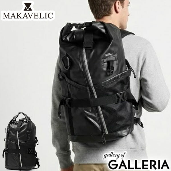 【最大45倍 4/20限定】 ノベルティ付 【正規品1年保証】 マキャベリック リュック メンズ レディース 大容量 通学 通勤 MAKAVELIC リュックサック バックパック 大きめ PC おしゃれ A4 B4 18L 撥水 RICO UNIT ROLL TOP MOUNTAIN BACKPACK 3125-10106