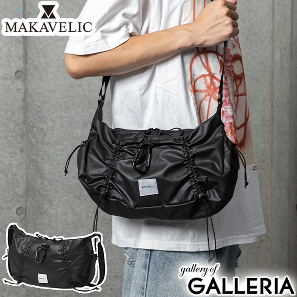 【最大58倍 4/10限定】 ノベルティ付 【正規品1年保証】 マキャベリック ショルダーバッグ メンズ レディース 斜めがけバッグ MAKAVELIC 小さめ おしゃれ B5 ナイロン 撥水 ペットボトル ブランド かっこいい 3L RICO ACROSS SHOULDER BAG 3125-10505