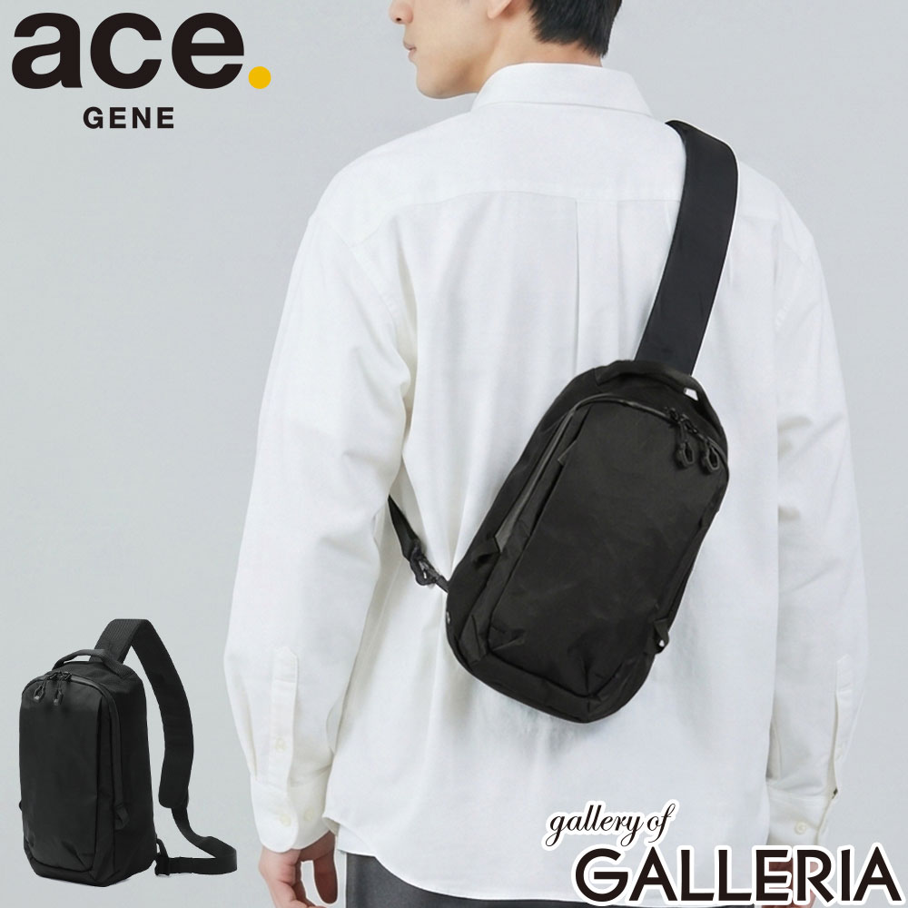 【最大45倍 4/20限定】 ノベルティ付 【正規品5年保証】 エースジーン ボディバッグ メンズ ワンショルダー ace.GENE かっこいい ブランド 撥水 防水 軽量 耐久性 タブレット収納 斜め掛け シンプル 縦型 A5 5L 8inch ラグレンティスクロスX 20063