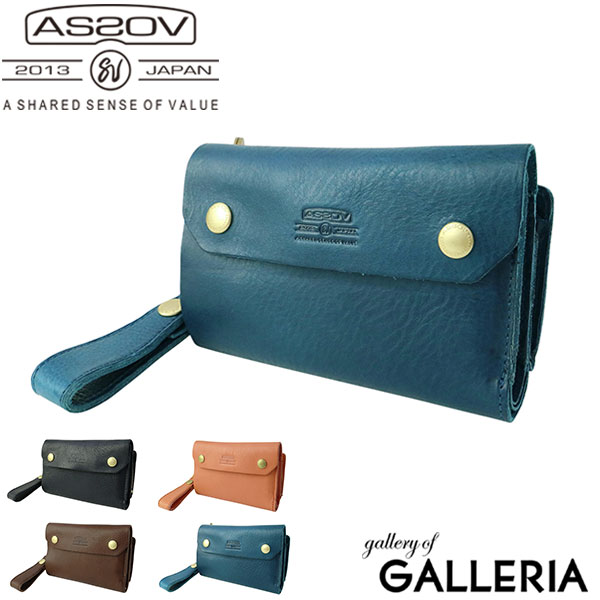 【最大47倍 7/20限定】【セール20%OFF】 ノベルティ付 アッソブ 財布 三つ折り財布 AS2OV レザー アッソブ AS2OV OILED SHRINK LEATHER メンズ レディース ASSOV 101402|ギャレリア Bag&Luggage