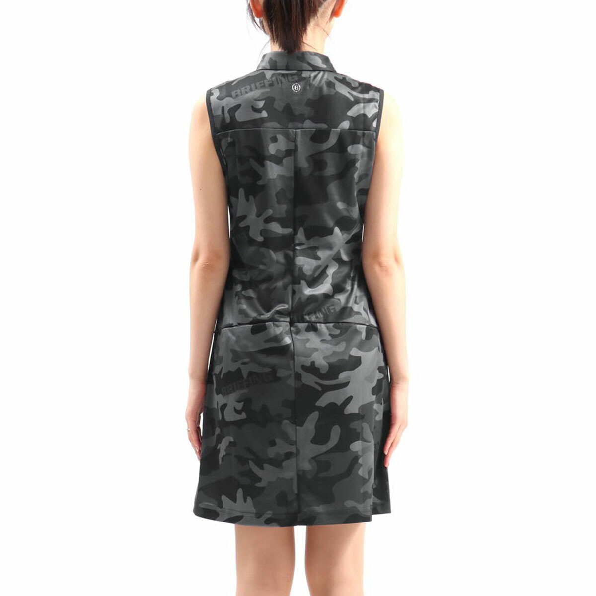 500円引きクーポン ノースリーブ スカート ワンピース レディース ゴルフウェア One Piece Camo Womens Golf Briefing ウェア ゴルフ ブリーフィング セール 日本正規品 無料ラッピング 9 25限定 エントリー カード最大15倍 夏 Brg1w29 クールマックス