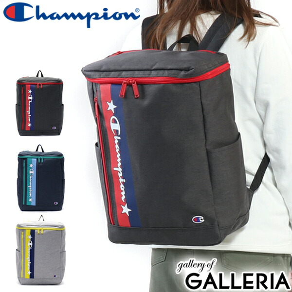 楽天市場 エントリー 楽天カード さらに 14倍 4 15限定 無料ラッピング チャンピオン リュック Champion リュックサック ジョーイ バックパック スクエア デイパック 通学 部活 スクールバッグ B4 中学生 高校生 男子 女子 通学リュック l ギャレリア