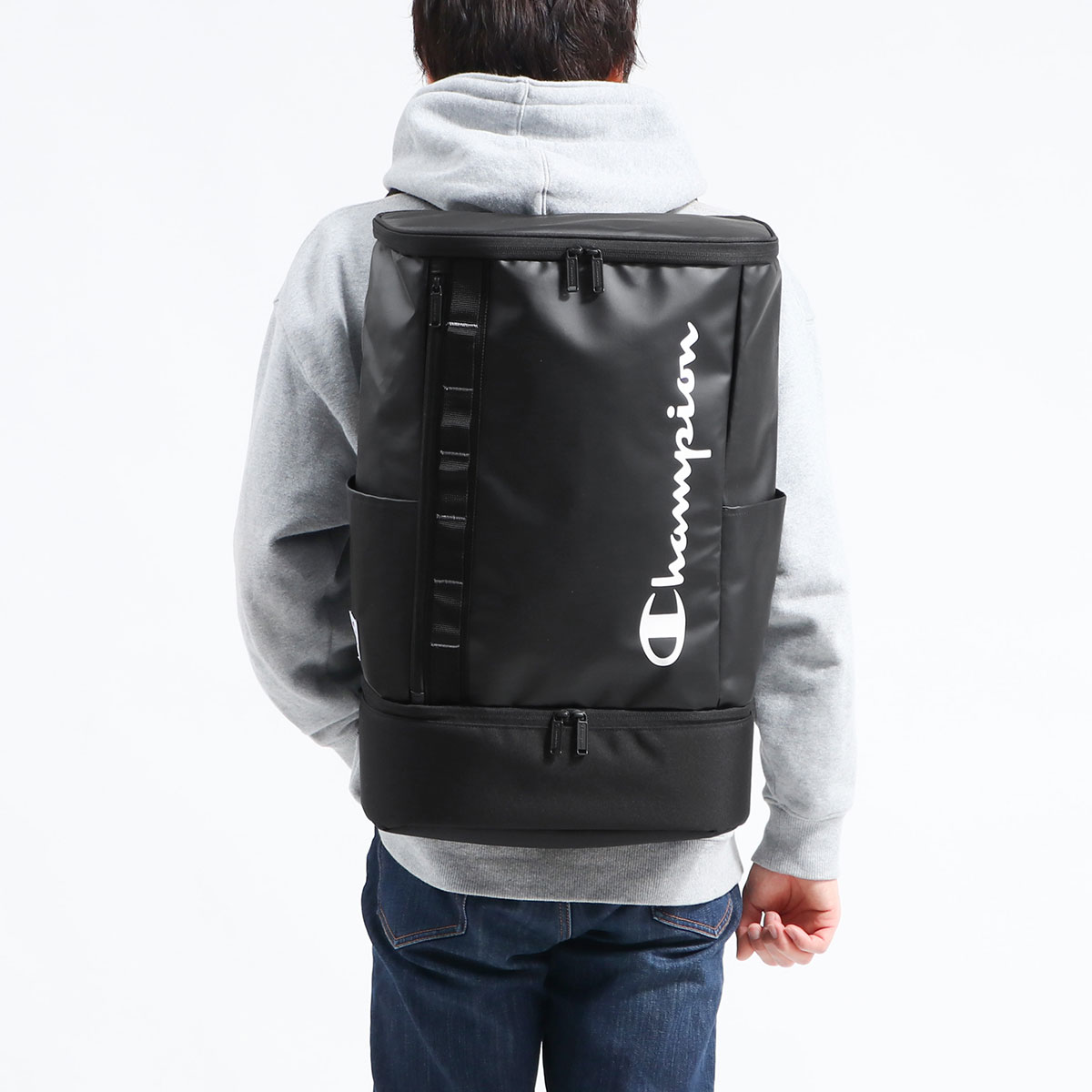 注目の 無料ラッピング チャンピオン リュック Champion バッグ ブレンダーb バックパック リュックサック スクエア ボックス型 大容量 B4 32l 通学 スポーツ 学生 ジュニア ブランド メンズ レディース 新作 21 21ss 人気が高い Dev Benecept Com