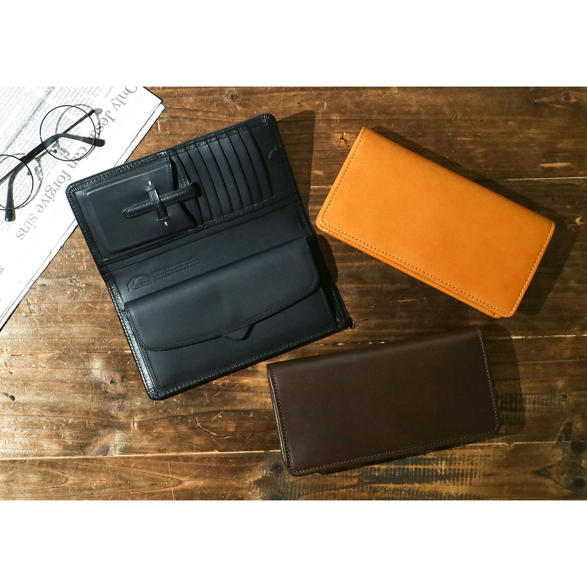 corbo. Bottom 本革 ボトム 革 長財布 メンズ 財布 コルボ 8LE-9404 もれなく選べるノベルティプレゼント★コルボ 財布 CORBO