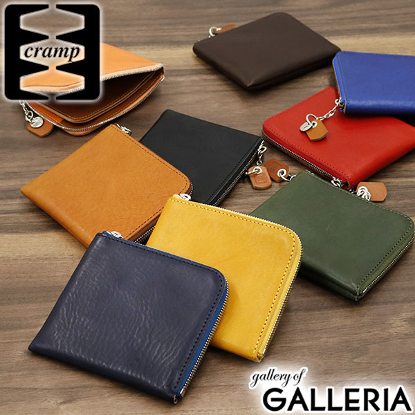 【最大41倍 土日限定】 クランプ 財布 Cramp L字ファスナー財布 二つ折り財布 Italian Shrink Leather 本革 レザー ショートウォレット メンズ レディース 池之端銀革店 Cr-167