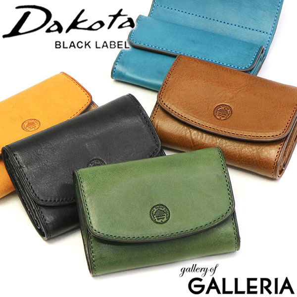 キーホルダー&ノベルティ付 ダコタブラックレーベル 財布 Dakota BLACK LABEL 三つ折り財布 ミニモ ミニ財布 小銭入れあり メンズ レディース 本革 0627601