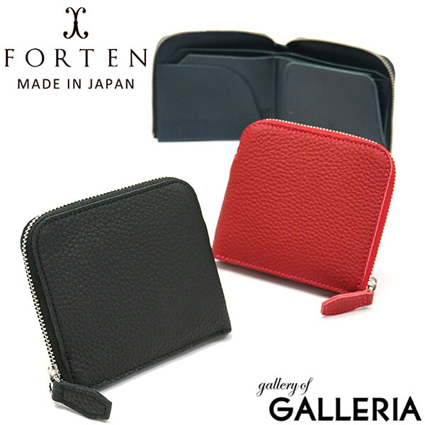 【最大36倍 4/20限定】 フォルテン 財布 FORTEN 二つ折り財布 メンズ レディース 薄い 本革 小銭入れあり SHRUNKEN CALF SMART WALLET 別注 com-ono 日本製 FRT0001