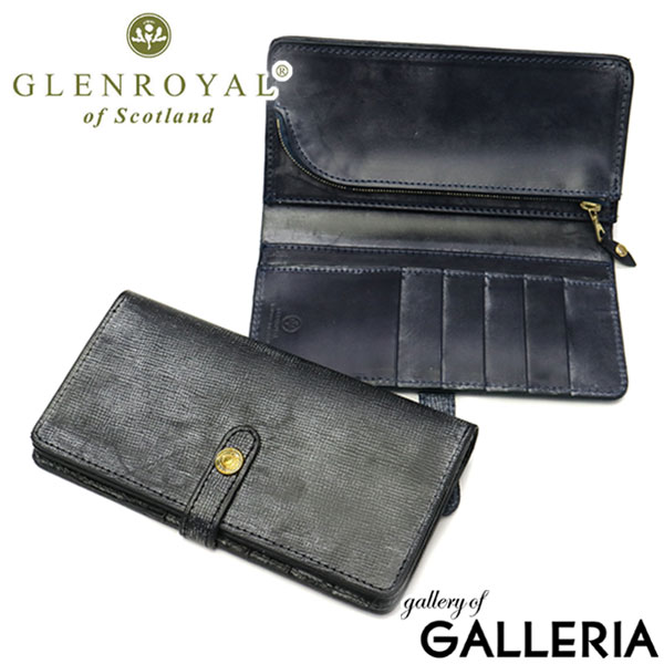 【最大44倍 4/10限定】 ノベルティ付 【正規品3カ月保証】 GLENROYAL グレンロイヤル 財布 長財布 長サイフ ROUND LONG PURSE LAKELAND COLLECTUON メンズ 革 03-6178