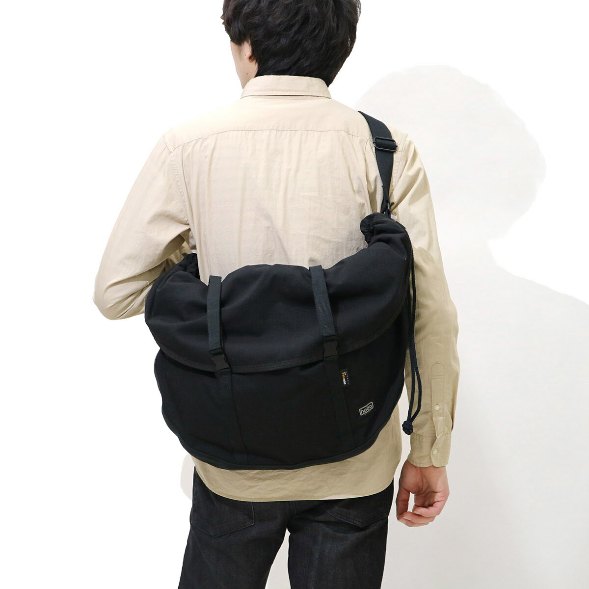 30 Off Hobo Cordura Cotton Nylon Ripstop Shoulder Bag Round Body Bags Large Mens Womens Casual Hb Bg2727