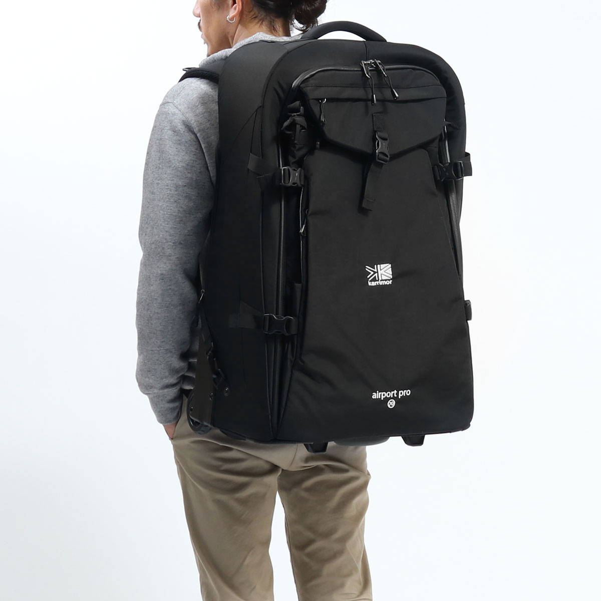 【楽天市場】カリマー キャリーケース karrimor リュックキャリー airport pro 70 キャリーバッグ リュック スーツケース