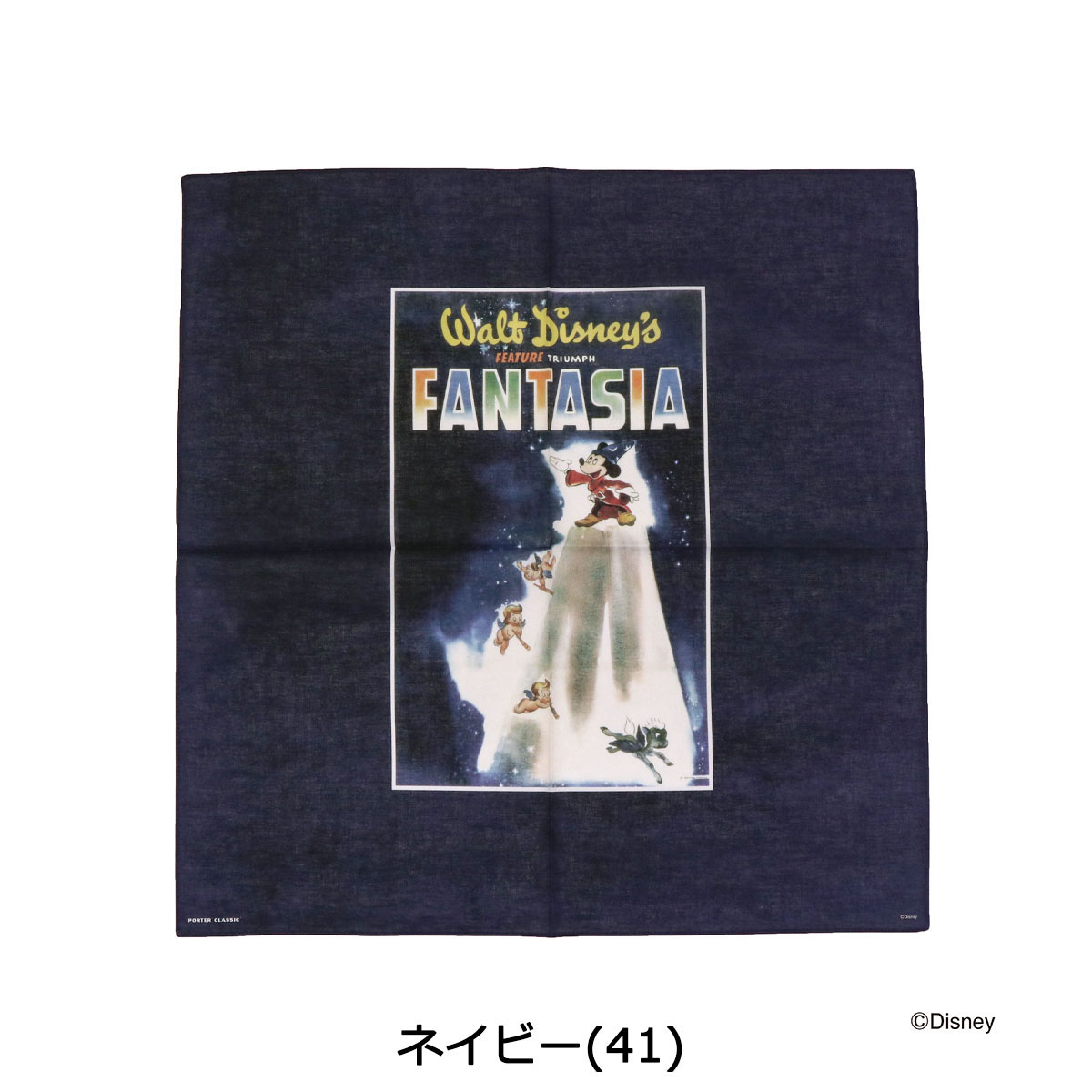 無料ラッピング ポーター古典 バンダナ Porter Classic Disney Fantasia Porter Classic Newton Collection Bandana Single ディズニー パディ 鼻拭 ニュートン Dp 011 1497 21ss Cannes Encheres Com