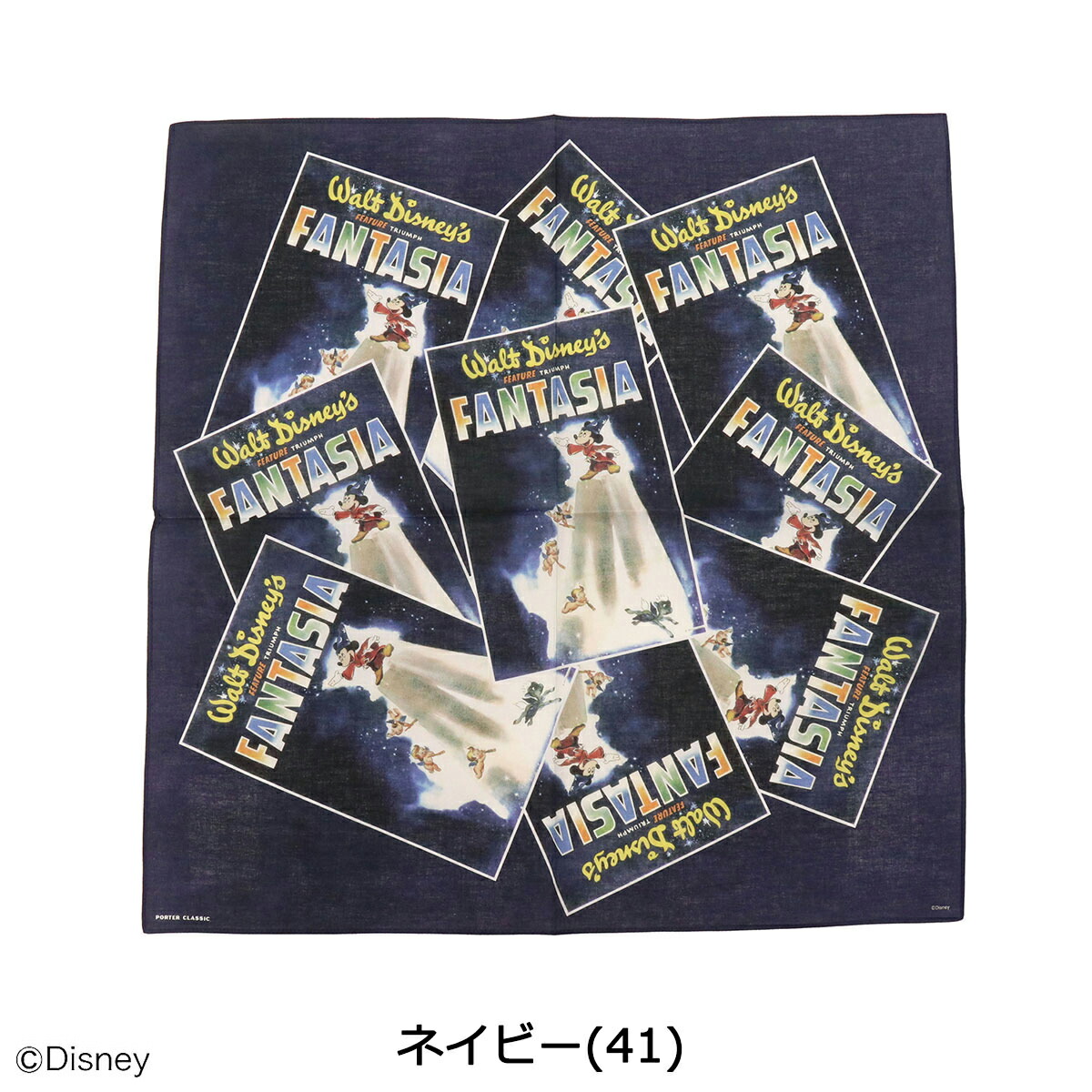 楽天市場 無料ラッピング ポータークラシック バンダナ Porter Classic Disney Fantasia Porter Classic Newton Collection Bandana Multi ディズニー ミッキー ハンカチ ニュートン Dp 011 1498 21ss ギャレリア Bag Luggage