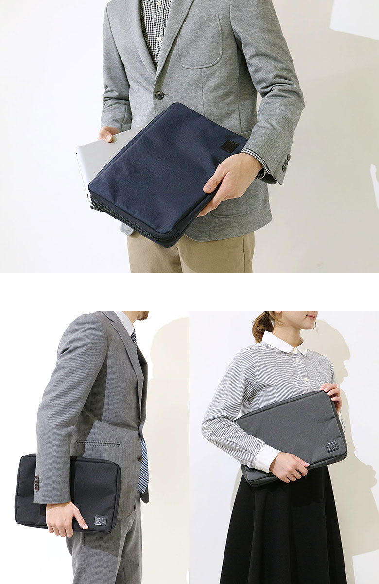 S New YOSHIDA PORTER VIEW DOCUMENT CASE 695-05765 NAVY From Japan