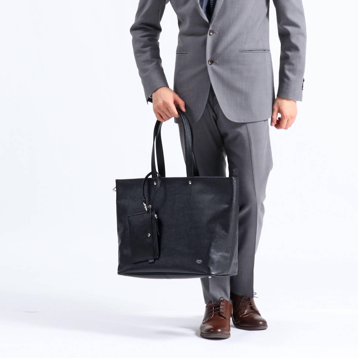 楽天市場 エントリー 楽天カード さらに 14倍 4 15限定 ノベルティ付 吉田カバン ポーター トートバッグ Porter Link リンク Tote Bag L バッグ ビジネスバッグ ビジネス 通勤 ファスナー付き B4 大容量 本革 レザー ブランド メンズ 321 ギャレリア