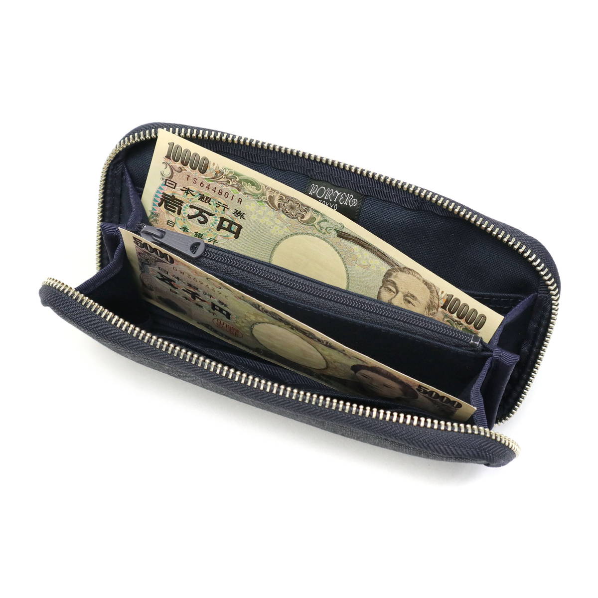 日本最大級 ノベルティ付 無料ラッピング 吉田カバン ポーター 長財布 Porter Smoky スモーキー Wallet 財布 ラウンドファスナー 小銭入れ付き ナイロン シンプル 日本製 メンズ レディース 592 099 全ての Www Nripost Com