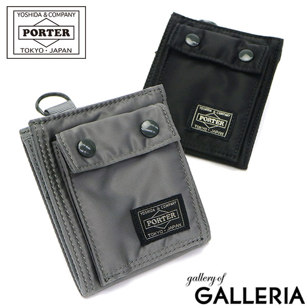 楽天市場 ノベルティ付 無料ラッピング 吉田カバン ポーター 財布 Porter Smoky スモーキー Wallet 二つ折り財布 コンパクト 小銭入れ付き コットン ナイロン シンプル 日本製 メンズ レディース 592 ギャレリア Bag Luggage