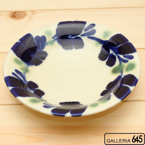 楽天市場】石井桃子 花唐草 5寸皿 / 和食器 陶器 砥部焼 作家もの 染付