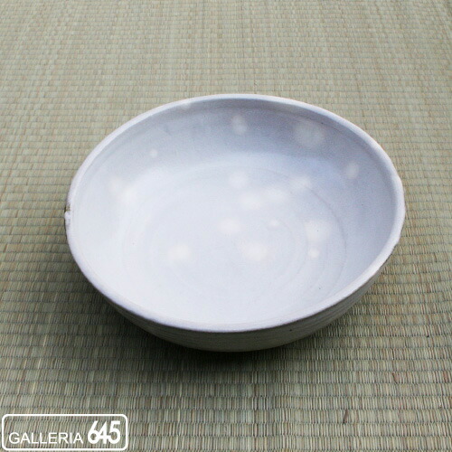 粉引尺盛鉢：027027：川口武亮