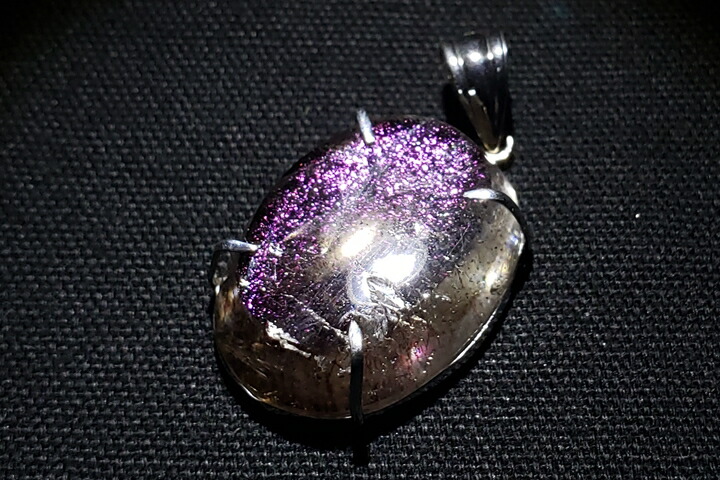 楽天市場】ピンクファイヤークォーツ ペンダントトップ ブラジル産