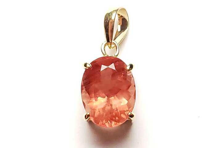 18金加工ペンダントトップ K18 ギャラリーメイスン K18ホビー 18金加工ペンダントトップ パワーストーンアクセサリー 1 ctオレゴンサンストーンファイナルグレード その他