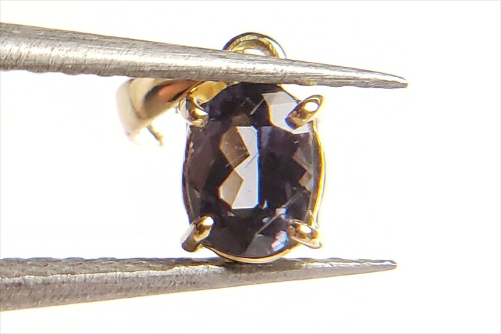 0.25ctベキリーブルーガーネットペンダントトップ　ファイナルグレード++　K18　　マダガスカル産 27,720円