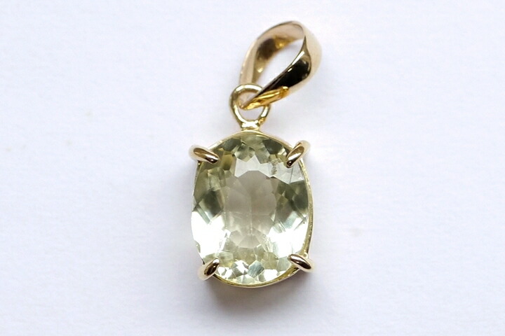 0.82ct アンブリゴナイトペンダントトップ　ファイナルグレード++　18金加工　ブラジル産