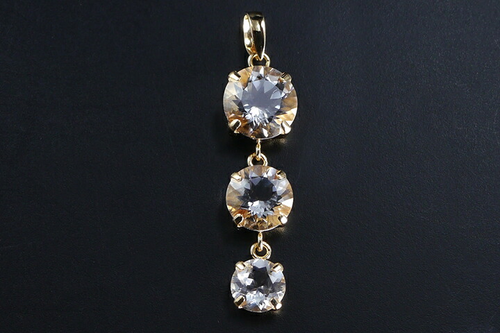 1.86ct トリプルペタライトペンダントトップ　ジェムグレード　ブラジル産　K18 　鑑別書付き