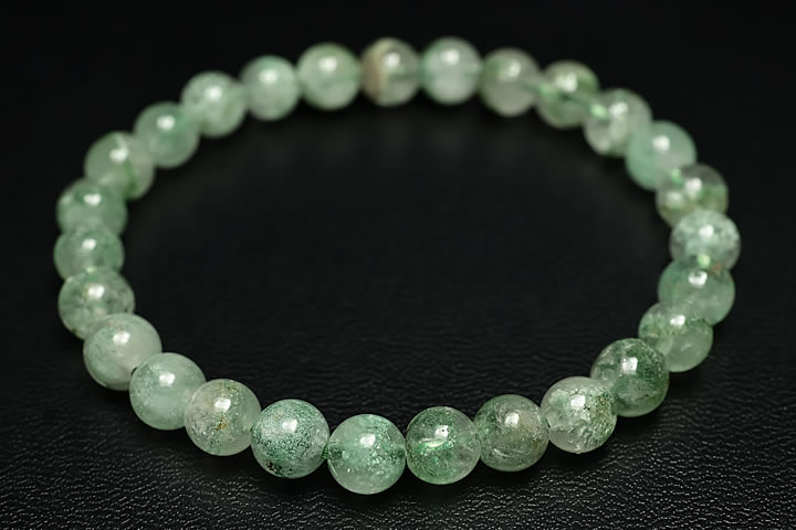 楽天市場】7mm高級品4Aグリーンファントムブレスレットマダガスカル産