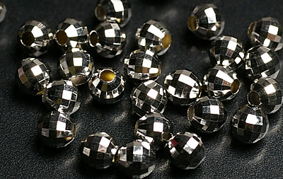 楽天市場】3mm K18ミラーボール粒売りビーズ : ギャラリーメイスン