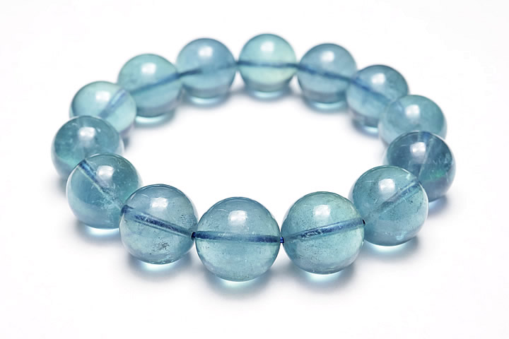 楽天市場】12mmサンタマリアアクアマリンブレスレット ディープカラー
