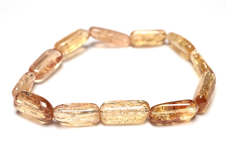 楽天市場】インペリアルトパーズ ブレスレット 7.3mm 18cm