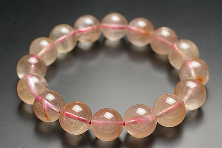 12mm4A天然ピンククォーツブレスレット(マダガスカル産) 32,461円