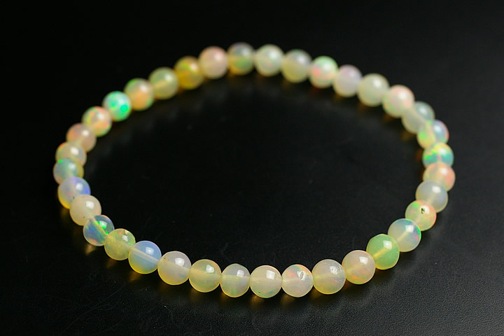 楽天市場】エチオピアオパールボタンブレスレットプレミアムグレード