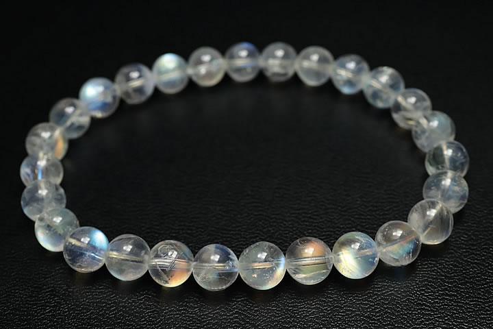 楽天市場】プラジオクレースムーンストーン 7ミリ 内周約16センチ 長石