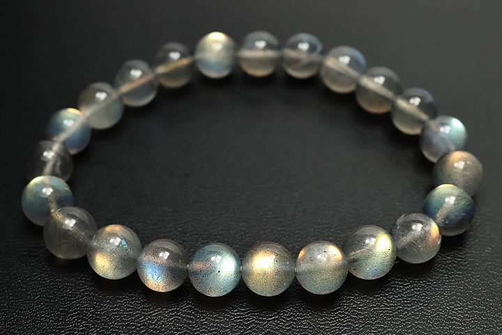 8mm6A宝石質ラブラドライトブレスレット