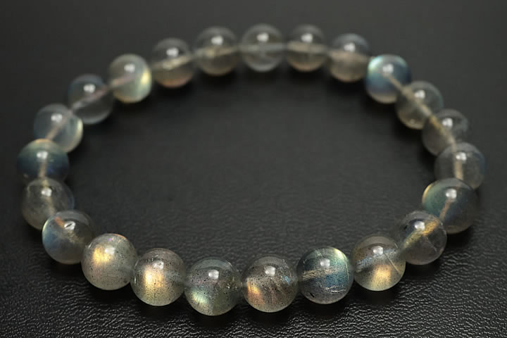8mm6A宝石質ラブラドライトブレスレット