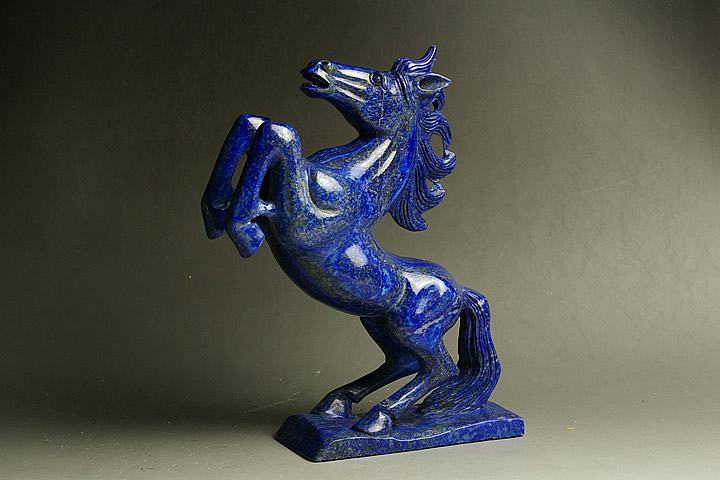 大きい！ラピス彫刻　馬　アフガニスタン産
