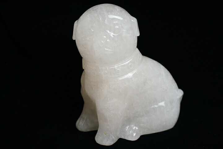 戌　置物(水晶)