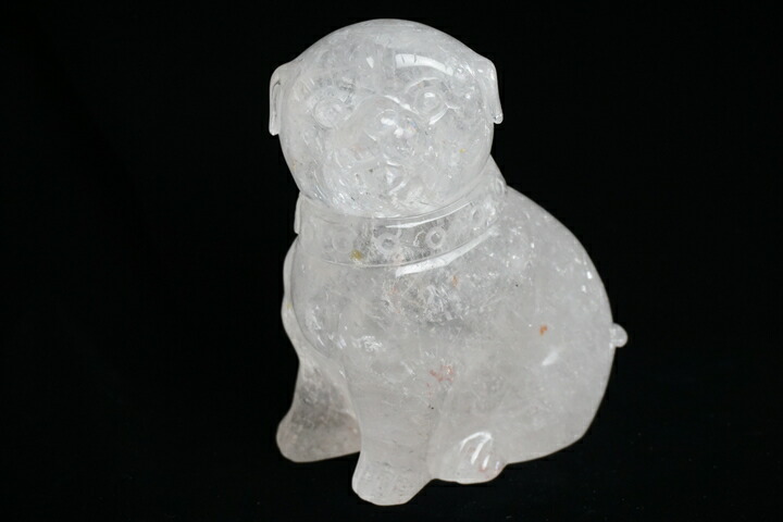 戌　置物(水晶)