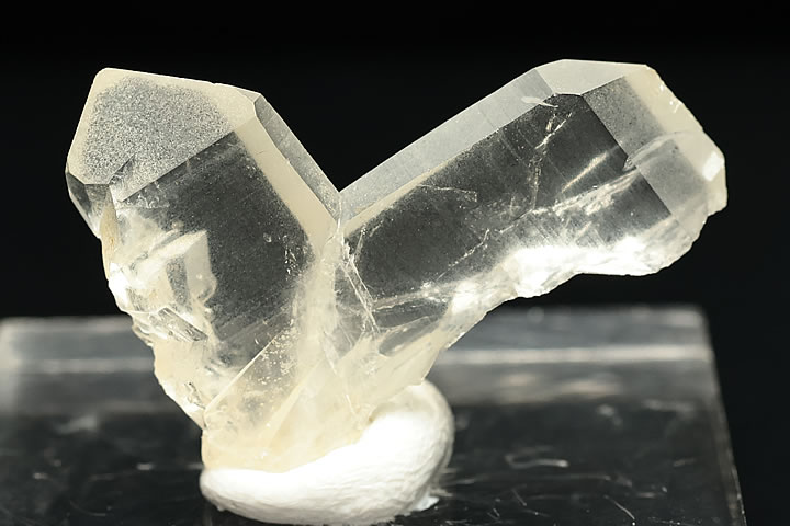 超美！　スーパーハイグレード・大　長崎県　奈留島の日本式双晶　水晶 長崎県奈留町水晶岳産水晶（日本式双晶）3｜ファインミネラル