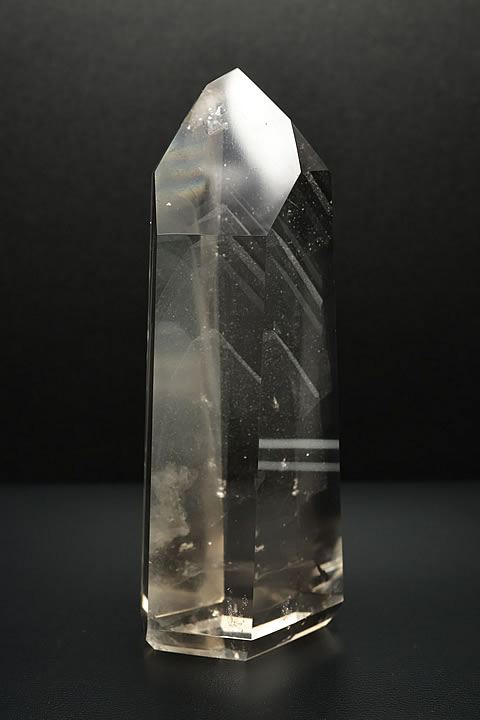 大きい天然スモーキーファントム水晶（天然茶水晶）　全面磨きポイント｜ギャラリーメイスン 14,379円