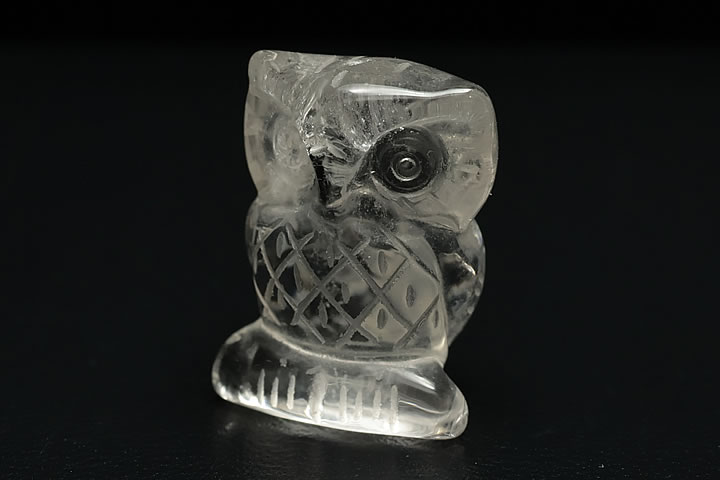 楽天市場】甲州水晶貴石細工 吉祥のふくろう - 田中佑幸作